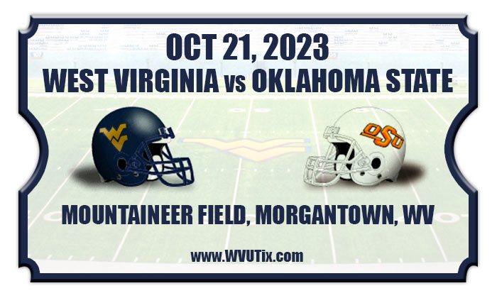 West Virginia Mountaineers Vs Oklahoma State Cowboys Football Tickets ...