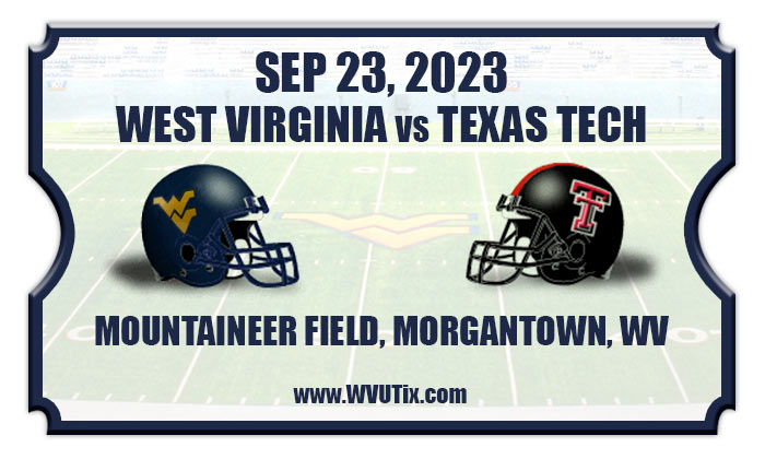 West Virginia Mountaineers Vs Texas Tech Red Raiders Football Tickets ...