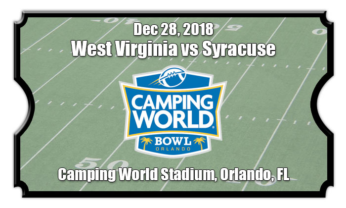 West Virginia Mountaineers Vs Syracuse Orange Tickets Camping World